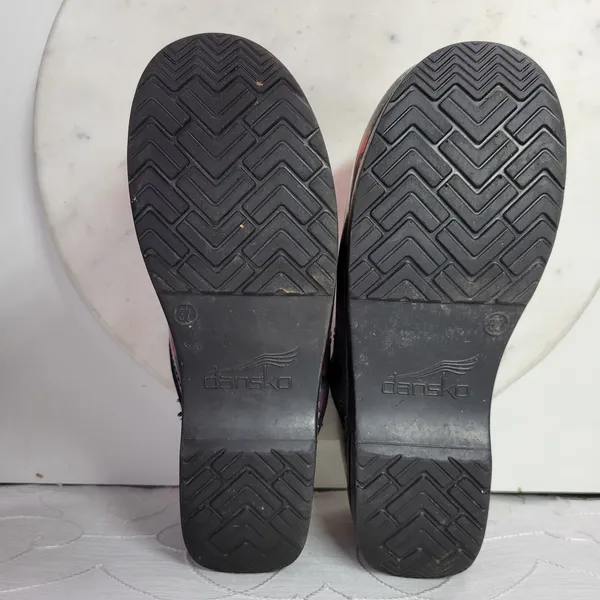 Dansko Pro Clogs Womens 7/37 Iridescent Metallic Multicolor Patent Leather - Image 9