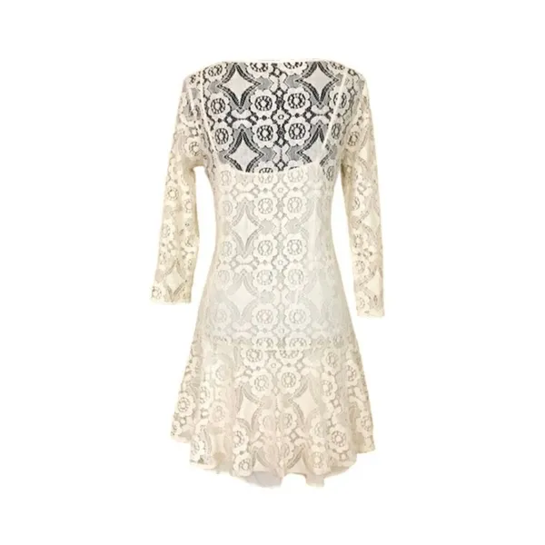 ✨Walking To The Sun Sz 2 Cream Dress in Cream Free People✨ - Image 9