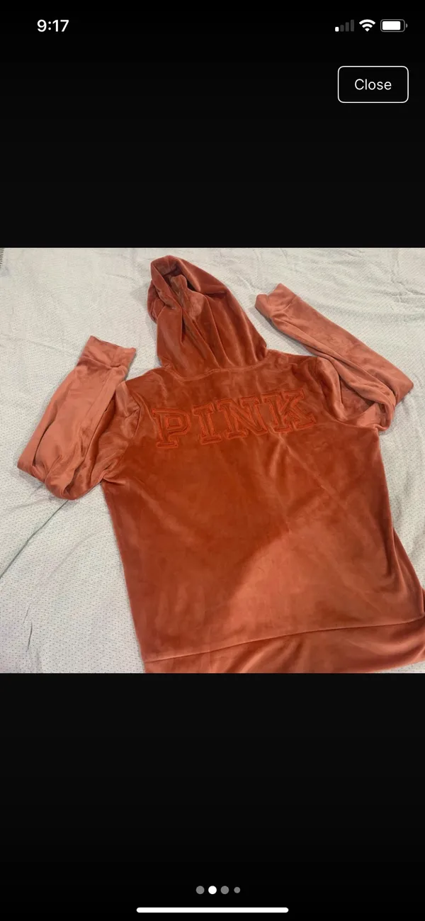 Velour Pumpkin orange M VS PINK - Image 2