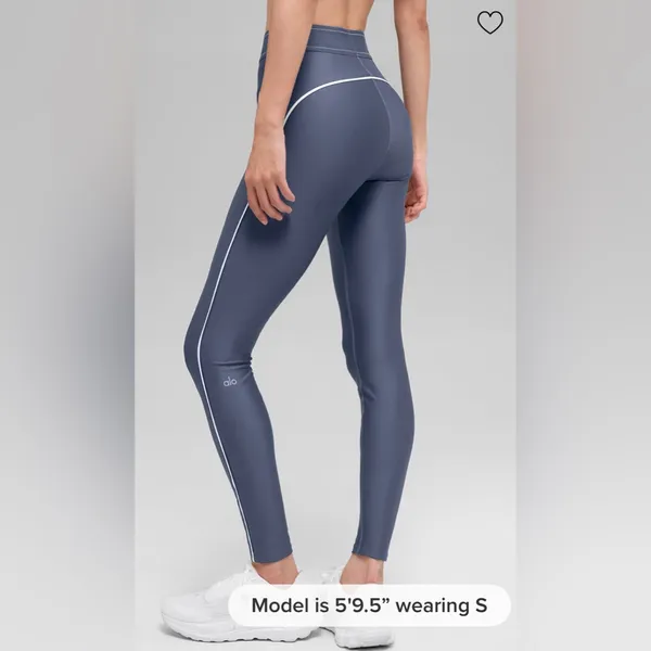 ALO Yoga NWT Bluestone White Airlift Suit Up legging Size M High Rise - Image 2