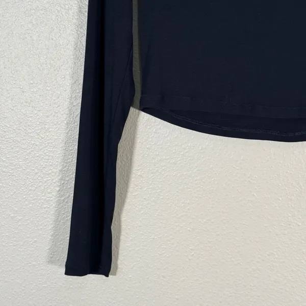 Sunday Best Revolve Black Cropped Shirt Womens M Classic Staple Minimalist Top - Image 10