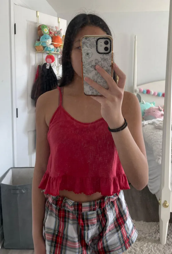 American Eagle red tank top - Image 4