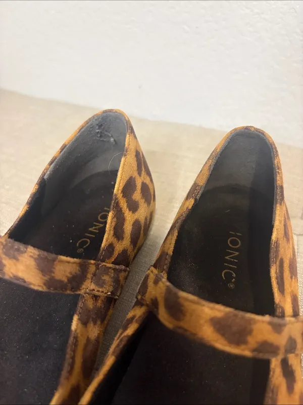 Vionic Alameda Leopard Print Mary Jane Flats 8 - Image 6