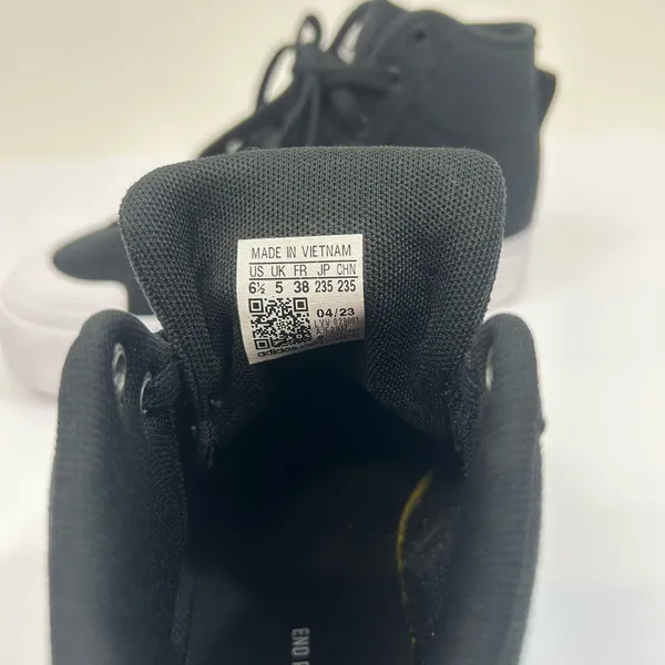 Adidas Women’s 6.5 Eco-Friendly Black and white sneakers - Image 11