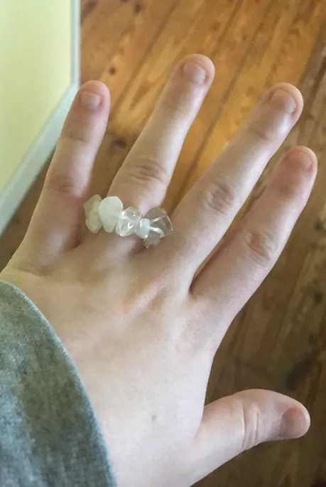 Handmade Clear Quartz Ring - Image 2