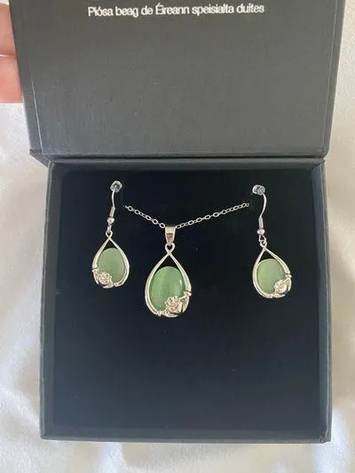 Irish Necklace And Earrings Set - Image 4