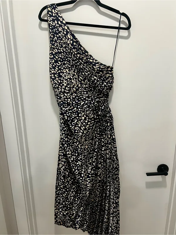 VICI Modern Day Glam One Shoulder Asymmetrical Maxi Dress - Image 2