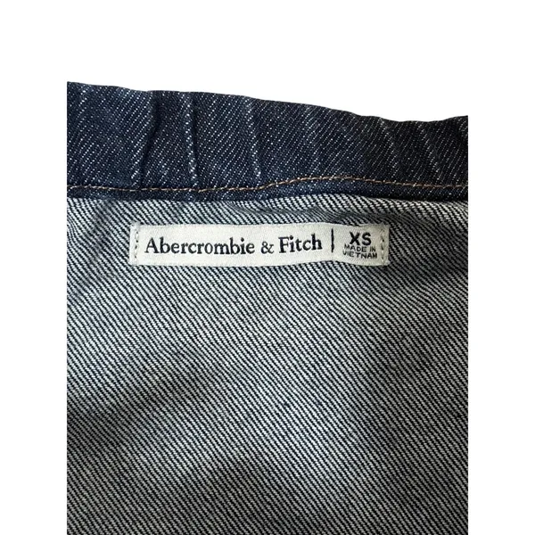 Abercrombie & Fitch Denim Button Front Top XS - Image 5