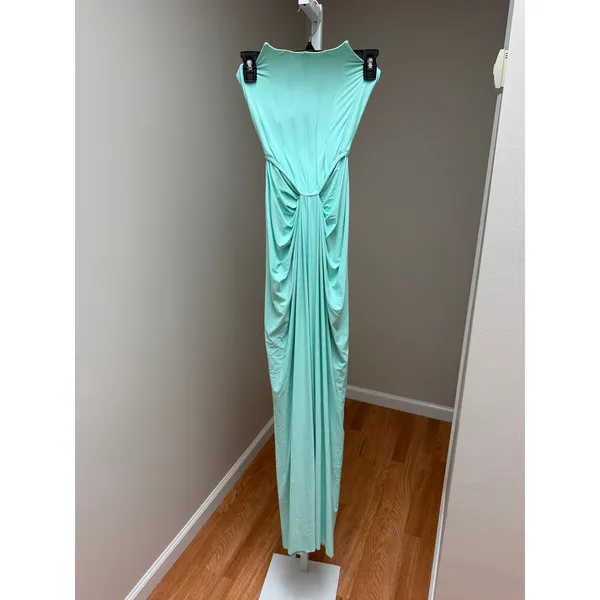 NEW Deme By Gabriella x Revolve Pearl Gown in Mint Green Size Small - Image 4