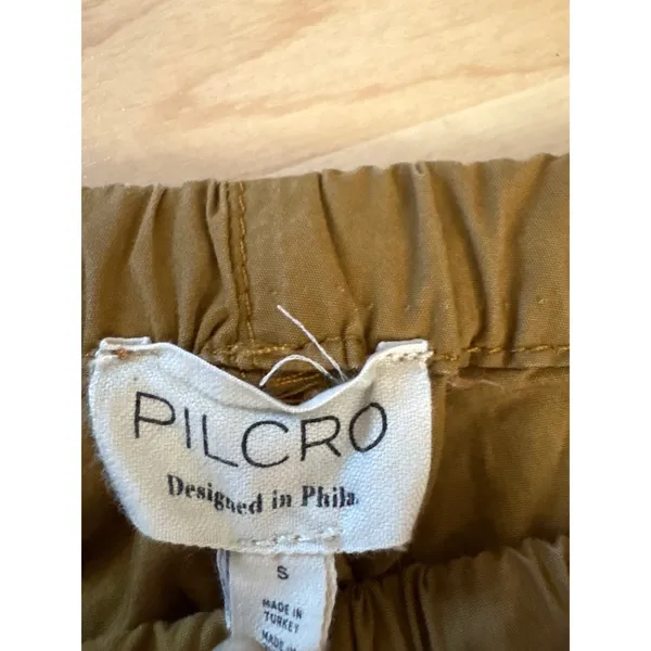 PILCRO ANTHROPOLOGIE Pull-On Parachute Cargo Pants Green‎ Size Small - Image 4