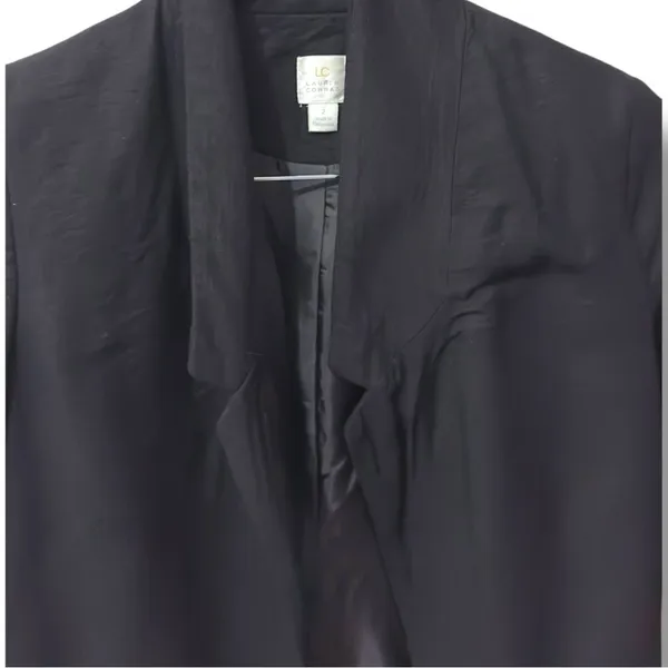LC Lauren Conrad | EUC Philippines Black Open-Front Blazer Jacket (size 2) - Image 5