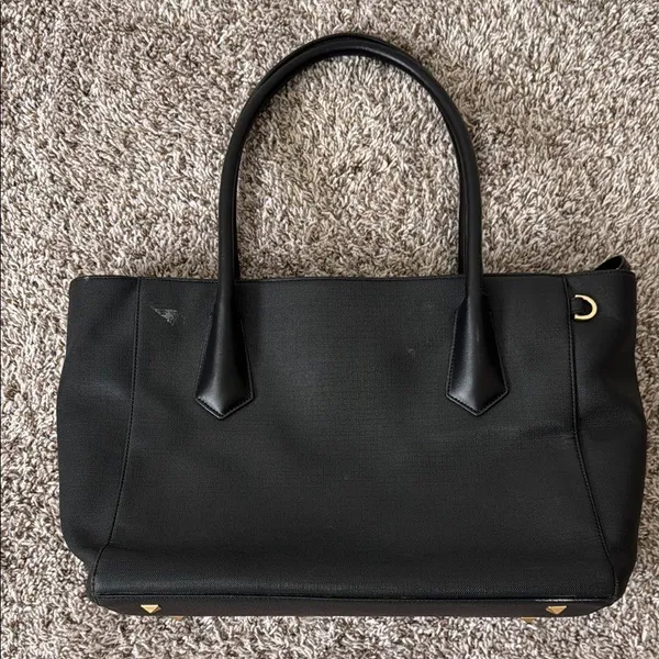 Dagne Dover Signature Tote in Onyx Black - Image 4