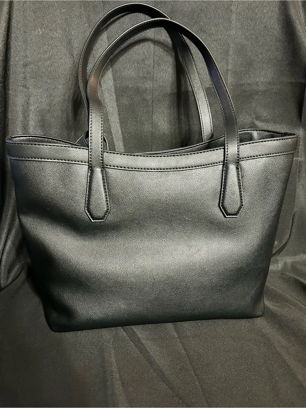 Nine West Black Tote Bag 3 PC Set NWT - Image 5
