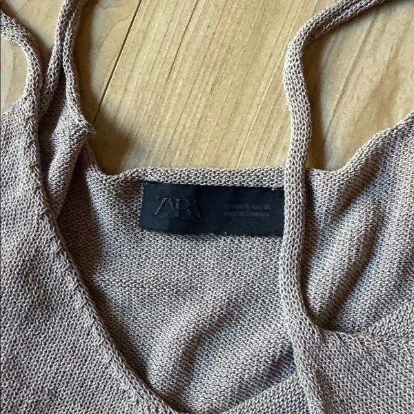 Zara Tan Camisole Top - Image 2