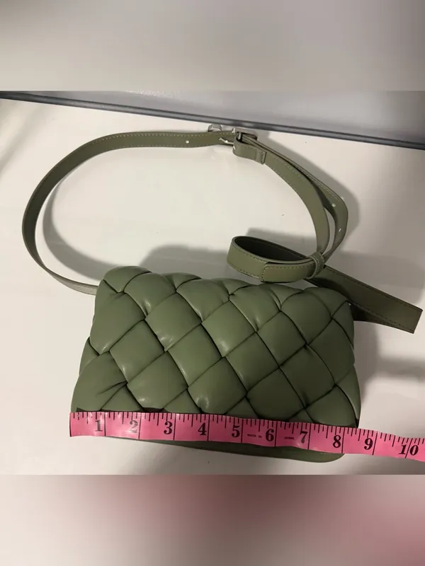 JW PEI Olive Woven Padded Crossbody Bag - Image 7