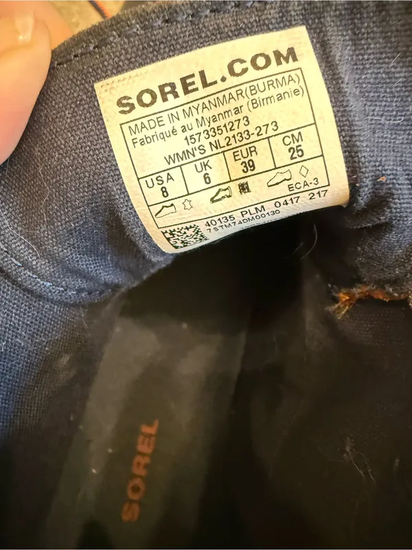Sorel Out N About Leather Duck Boots Waterproof Ankle Booties Womens 8 - Image 8