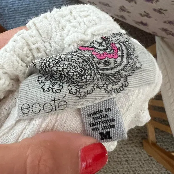 Ecote White Strapless Romper Medium - Image 7
