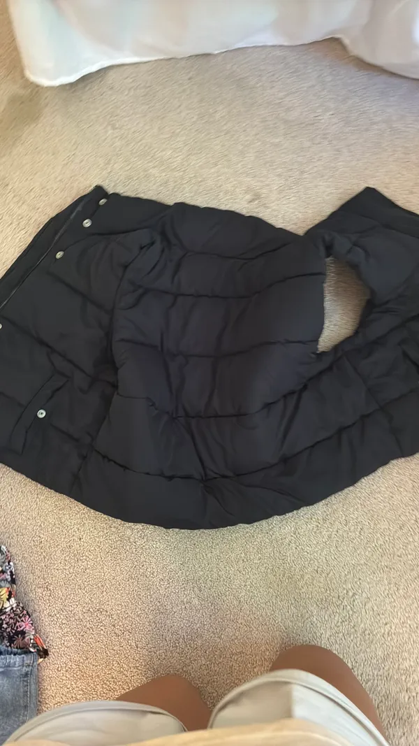 Ultra Flirt Black Puffer Vest - Image 3