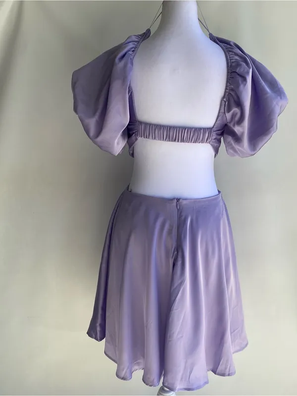 ASTR The Label Lavender Clarita mini dress backless wedding guest cocktail M - Image 9