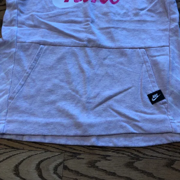 Nike Logo Tank  Sweatshirt Material Pink - Image 5