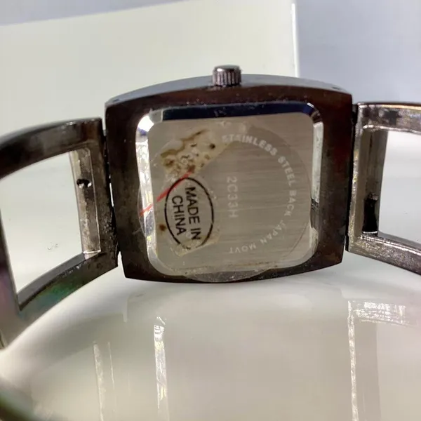 Fleur de Lis Snap Bracelet Watch Silver - Image 6