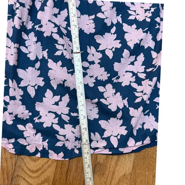 The Nines By Hatch Pink Floral Smocked Midi Dress‎ Puff Sleeve XS - Image 5