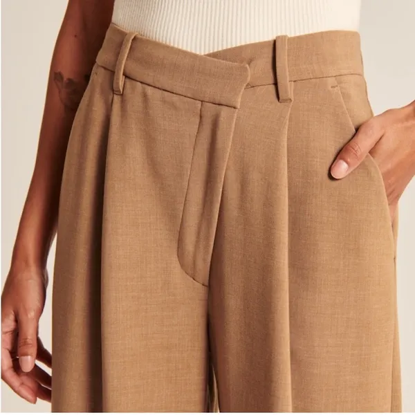 Abercrombie & Fitch Tailored Ultra Wide Leg Pant Size 25 (0 Long) New with tags - Image 6