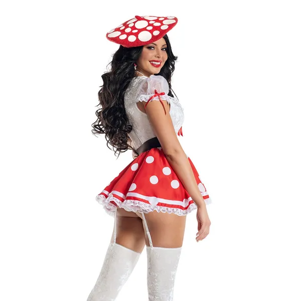 NEW Party King Mushroom Cutie Sexy Costume Size Medium - Image 2