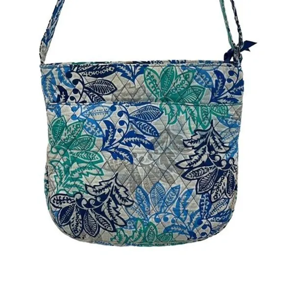 Vera Bradley Women's VBH18‎ Floral Paisley Shoulder Crossbody Bag Blue - Image 3