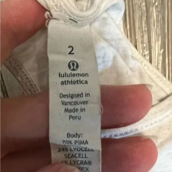 Lululemon Athletica Beige Tank Top - Image 3