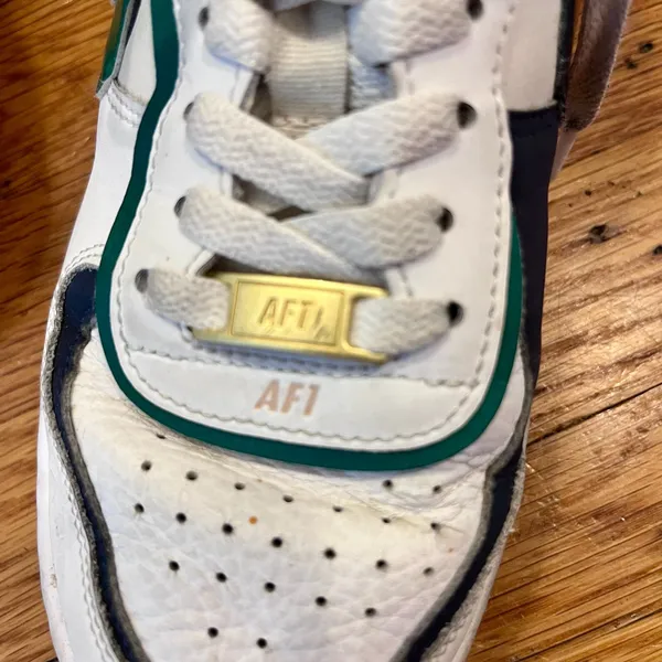 Nike Women's Air Force 1 Shadow Malachite/Midnight Navy Sneakers DZ1847-102 Sz 8 - Image 6