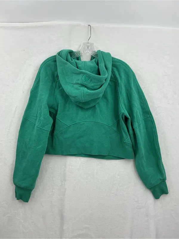 Lululemon Scuba Green Half-Zip Hoodie Pullover - Women's 888 - Image 5