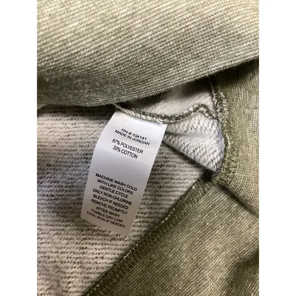 Alpine Design Womens Hoodie Small Olive Green Pullover Sweatshirt RN 104141 NWOT - Image 3