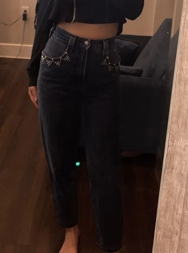 Angels Vintage Balloon Jeans Jeweled - Image 6