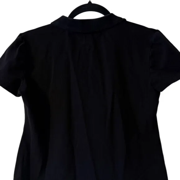 Tommy‎ Hilfiger Women's Black Polo Shirt Small - Image 5