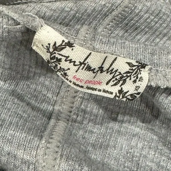 Free People Topanga Sleeveless Turtleneck Tank Grey Women’s XS - Image 3