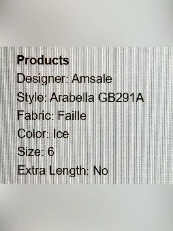 Amsale Arabella Dress in Ice Blue - Image 5