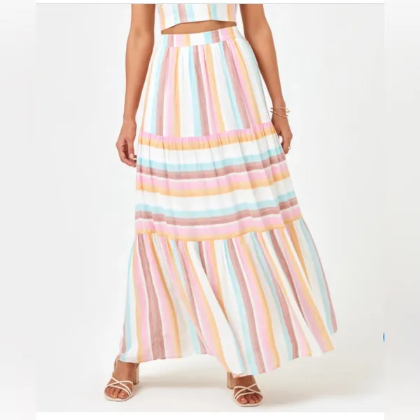 L*SPACE Bondi Skirt in Amalfi Coast - Image 3