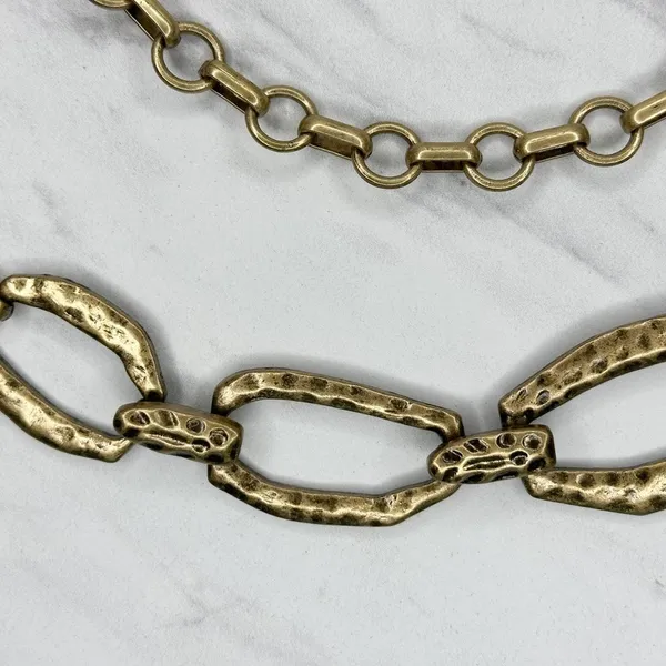 Chico's Free Spirit Gold Tone Chain Belt Medium/Large (M/L) ✨ - Image 7