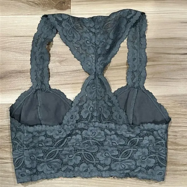 Intimately Free People Grey Lace Bralette Women’s XS - Image 4
