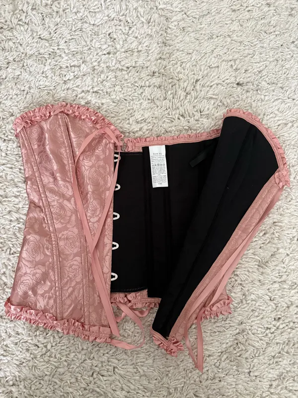 Dusty Pink Corset Top Size XS - Image 3
