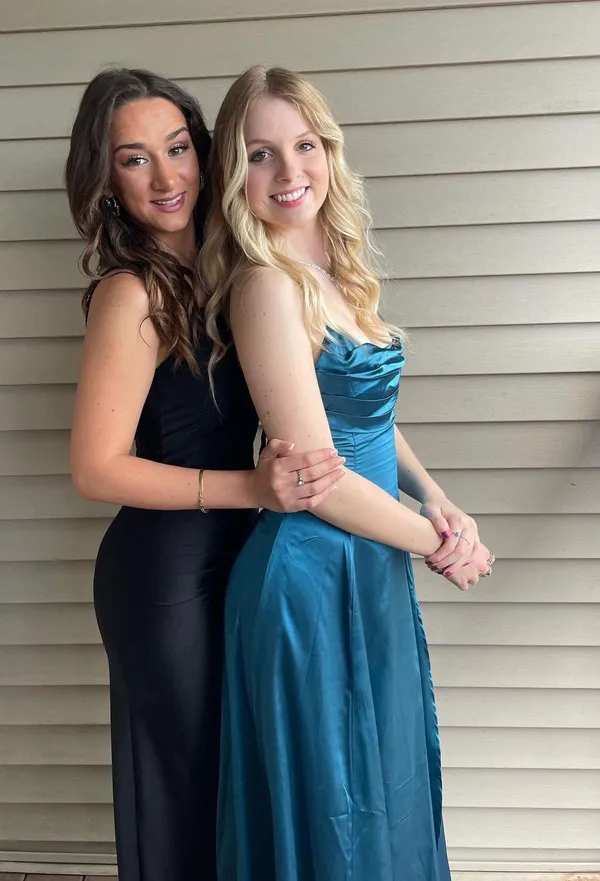 Lucy in the Sky Teal Maxi Dress - Image 5