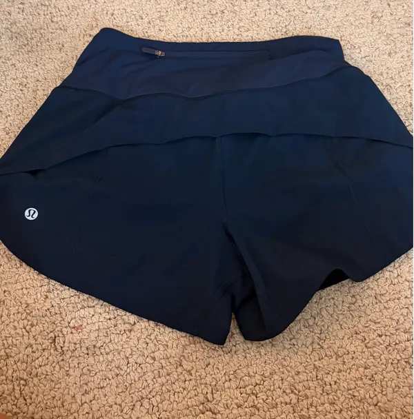 Navy blue lululemon shorts  - Image 2