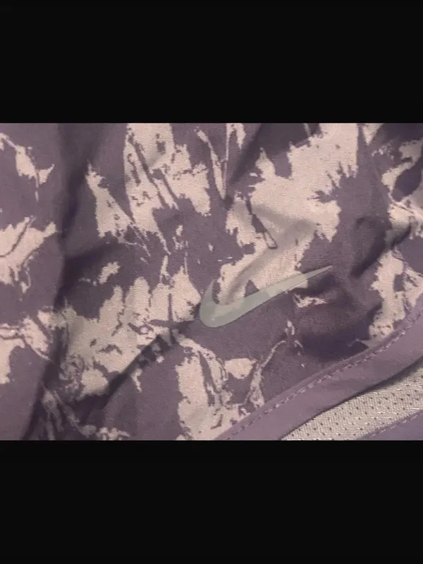 Nike Lavender Tie-Dye Athletic Shorts - Image 2