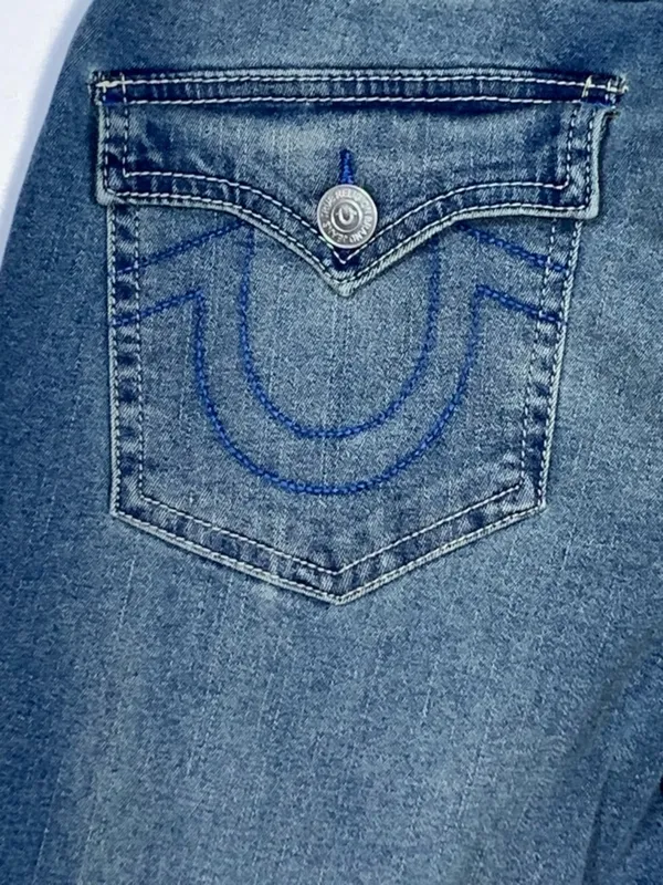True Religion Jennie Curvy Jeans Women Mid Rise Super Skinny Blue NWT Denim 31 - Image 5