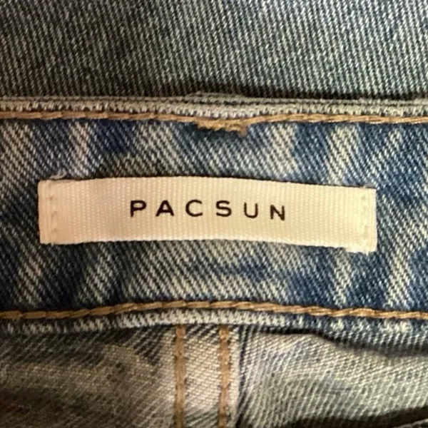 Pacsun Blue Cotton Stretch Light Wash High Rise Denim Skinny Jeans Size 24 - Image 4