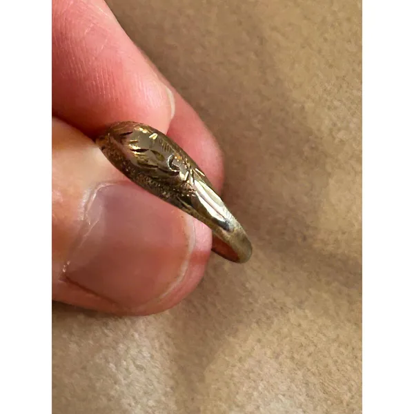 925 sterling silver ring size 8 unique cute rare - Image 2