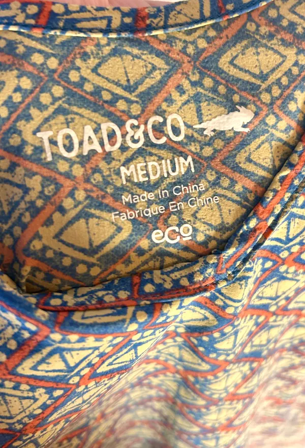 Toad & Co Sleeveless Dress Size M - Image 4