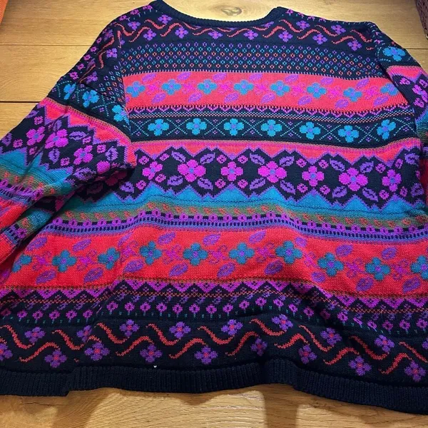 Vintage fornelli sweater xl ugly sweater Cosby Christmas holiday winter - Image 8