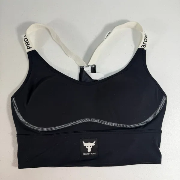 Under Armour‎ S Small Sports Bra Project Rock Infinity Medium Support Women's - Image 3